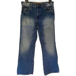 Machine Jeans Medium Wash Relaxed Fit Men's Jeans